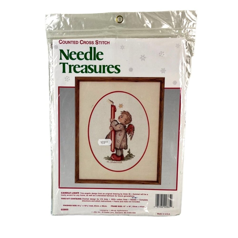 JCA Needle Treasures Counted Cross Stitch Kit MJ Hummel "Candlelight" NEW